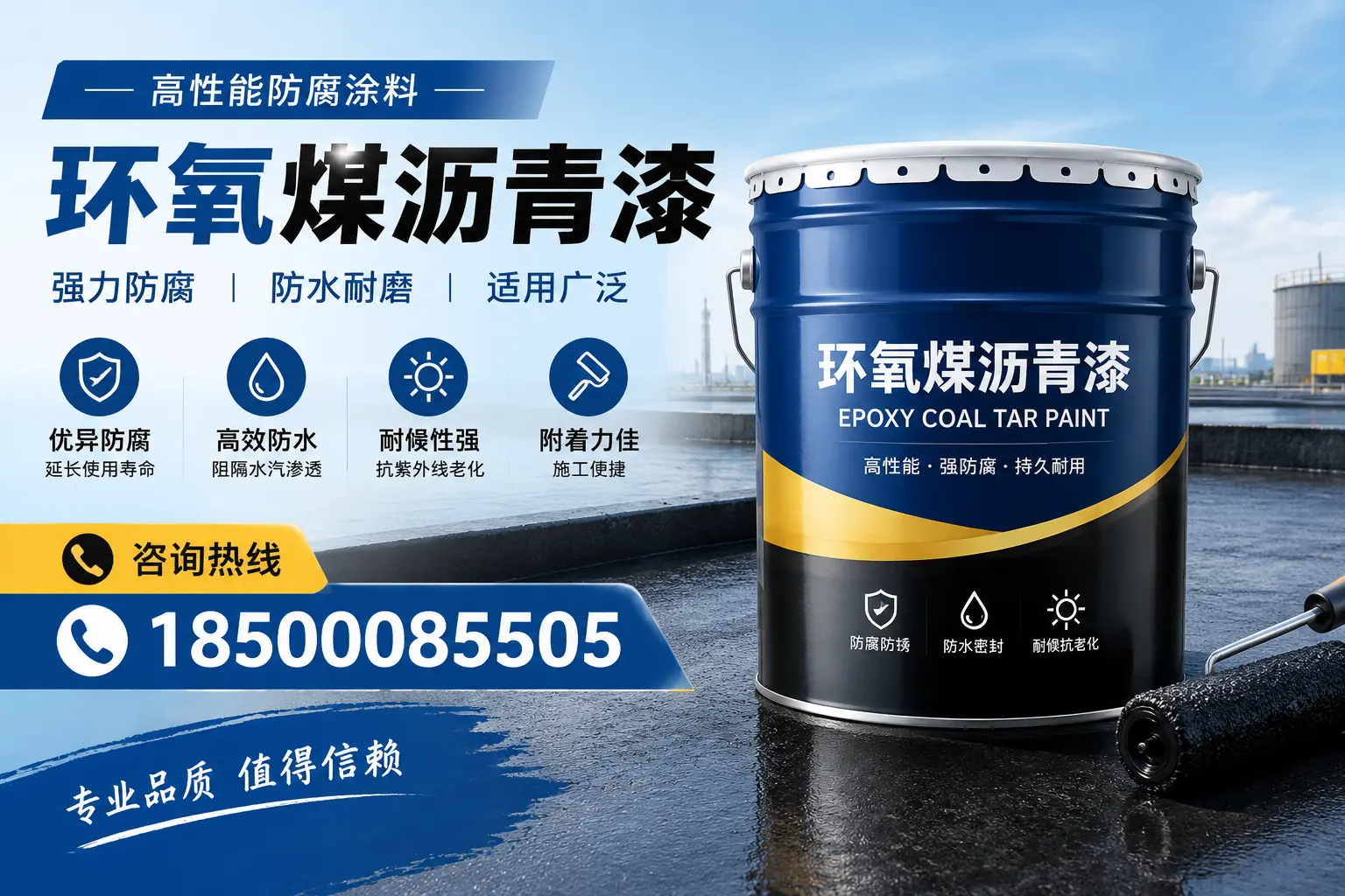 环氧煤沥青漆的主要成分与功能，平鲁用户深度了解